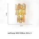 GobekUsa Crystal Ceiling Chandelier: Modern Stainless Steel Lustre Lighting for Home Decor
