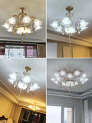 GobekUsa Crystal Ceiling Chandelier: Nordic Modern Luxury for Living Room, Hotel, Lobby.