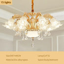 GobekUsa Crystal Ceiling Chandelier: Nordic Modern Luxury for Living Room, Hotel, Lobby.