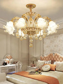 GobekUsa Crystal Ceiling Chandelier: Nordic Modern Luxury for Living Room, Hotel, Lobby.