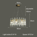 GobekUsa Crystal Ceiling Chandelier: Postmodern Luxury Indoor Lighting for Living Room, Dining Room & Bedroom