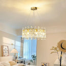 GobekUsa Crystal Ceiling Chandelier: Postmodern Luxury Indoor Lighting for Living Room, Dining Room & Bedroom