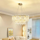 GobekUsa Crystal Ceiling Chandelier: Postmodern Luxury Indoor Lighting for Living Room, Dining Room & Bedroom
