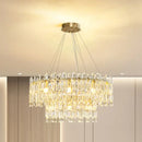 GobekUsa Crystal Ceiling Chandelier: Postmodern Luxury Indoor Lighting for Living Room, Dining Room & Bedroom