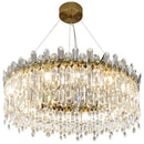 GobekUsa Crystal Ceiling Chandelier: Postmodern Luxury Indoor Lighting for Living Room, Dining Room & Bedroom