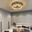 GobekUsa Crystal Ceiling Fan with LED Light and Remote Control