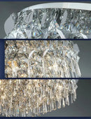 GobekUsa Crystal Ceiling Lamp: Luxury Modern LED Ceiling Light for Home Indoor Lighting