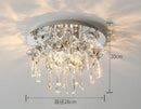 GobekUsa Crystal Ceiling Lamp: Luxury Modern LED Ceiling Light for Home Indoor Lighting