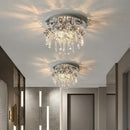 GobekUsa Crystal Ceiling Lamp: Luxury Modern LED Ceiling Light for Home Indoor Lighting