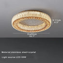 GobekUsa Crystal Ceiling Lamp: Luxury Postmodern Design for Living Room & Bedroom