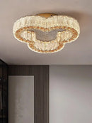 GobekUsa Crystal Ceiling Lamp: Luxury Postmodern Design for Living Room & Bedroom