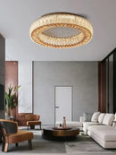 GobekUsa Crystal Ceiling Lamp: Luxury Postmodern Design for Living Room & Bedroom