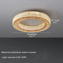 GobekUsa Crystal Ceiling Lamp: Luxury Postmodern Design for Living Room & Bedroom