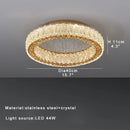 GobekUsa Crystal Ceiling Lamp: Luxury Postmodern Design for Living Room & Bedroom