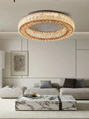 GobekUsa Crystal Ceiling Lamp: Luxury Postmodern Design for Living Room & Bedroom