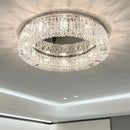 GobekUsa Crystal Ceiling Lamp: Modern Bedroom & Living Room LED Light Luxe Atmosphere