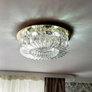 GobekUsa Crystal Ceiling Lamp: Modern Bedroom & Living Room LED Light Luxe Atmosphere