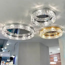 GobekUsa Crystal Ceiling Lamp: Modern Bedroom & Living Room LED Light Luxe Atmosphere