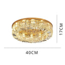 GobekUsa Crystal Ceiling Lamp: Modern Bedroom & Living Room LED Light Luxe Atmosphere