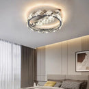 GobekUsa Crystal Ceiling Lamp: Modern Luxury Dimmable Lighting for Living Dining Bedroom