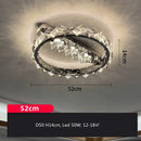 GobekUsa Crystal Ceiling Lamp: Modern Luxury Dimmable Lighting for Living Dining Bedroom