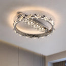 GobekUsa Crystal Ceiling Lamp: Modern Luxury Dimmable Lighting for Living Dining Bedroom