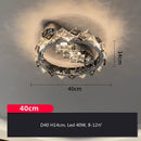 GobekUsa Crystal Ceiling Lamp: Modern Luxury Dimmable Lighting for Living Dining Bedroom