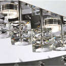 GobekUsa Crystal Ceiling Lamp: Modern Luxury Dimmable Lighting for Living Dining Bedroom