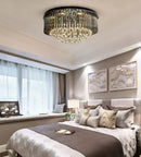 GobekUsa Crystal Ceiling Lamp: Modern Luxury Lighting for Living Room, Bedroom & Home