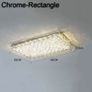 GobekUsa Crystal Ceiling Lamp: Modern Minimalist Indoor LED Lighting for Living Room, Dining & Bedroom