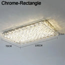 GobekUsa Crystal Ceiling Lamp: Modern Minimalist Indoor LED Lighting for Living Room, Dining & Bedroom