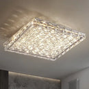GobekUsa Crystal Ceiling Lamp: Modern Minimalist Indoor LED Lighting for Living Room, Dining & Bedroom