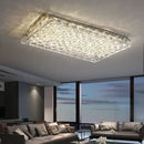 GobekUsa Crystal Ceiling Lamp: Modern Minimalist Indoor LED Lighting for Living Room, Dining & Bedroom