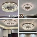 GobekUsa Crystal Ceiling Lamp: Modern Minimalist Light Luxury for Home Indoor Lighting