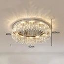 GobekUsa Crystal Ceiling Lamp: Modern Minimalist Light Luxury for Home Indoor Lighting