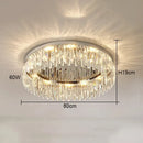 GobekUsa Crystal Ceiling Lamp: Modern Minimalist Light Luxury for Home Indoor Lighting