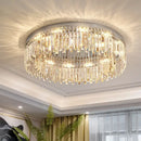 GobekUsa Crystal Ceiling Lamp: Modern Minimalist Light Luxury for Home Indoor Lighting