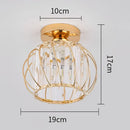 GobekUsa Crystal Ceiling Lamp: Modern Nordic Aisle Corridor Light for Elegant Home Decor