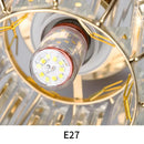 GobekUsa Crystal Ceiling Lamp: Modern Nordic Aisle Corridor Light for Elegant Home Decor