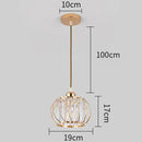 GobekUsa Crystal Ceiling Lamp: Modern Nordic Aisle Corridor Light for Elegant Home Decor