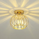 GobekUsa Crystal Ceiling Lamp: Modern Nordic Aisle Corridor Light for Elegant Home Decor