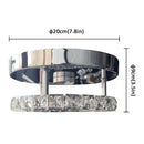 GobekUsa Crystal Ceiling Lamp Smart LED Chandelier Remote Control Hanging Decor