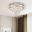 GobekUsa Crystal Ceiling Lamp Smart LED Chandelier Remote Control Hanging Decor