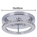 GobekUsa Crystal Ceiling Lamp Smart LED Chandelier Remote Control Hanging Decor