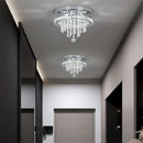 GobekUsa Crystal Ceiling Lamp Smart LED Chandelier Remote Control Hanging Decor