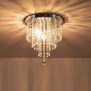 GobekUsa Crystal Ceiling Light: Elegant Hanging Golden Lamp for Home Decor