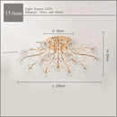 GobekUsa Crystal Ceiling Light for Modern Light Luxury Living Spaces by Samsarah Lighting