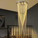 GobekUsa Crystal Ceiling Light for Stairs Restaurant Living Room Home Lighting