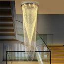 GobekUsa Crystal Ceiling Light for Stairs Restaurant Living Room Home Lighting
