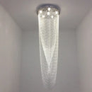 GobekUsa Crystal Ceiling Light for Stairs Restaurant Living Room Home Lighting